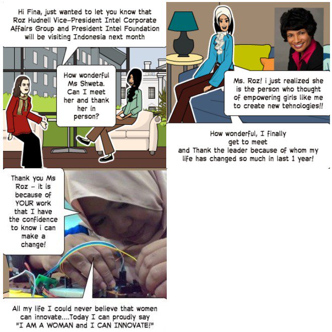 Girl Power - "Juku Tech" story (6). CollaborAction to make Indonesia Better. <a href="/rozhudnell/">Rosalind Hudnell</a> <a href="/aghosh2/">Anjan Ghosh</a> <a href="/Intel_Indonesia/">Intel Indonesia</a>