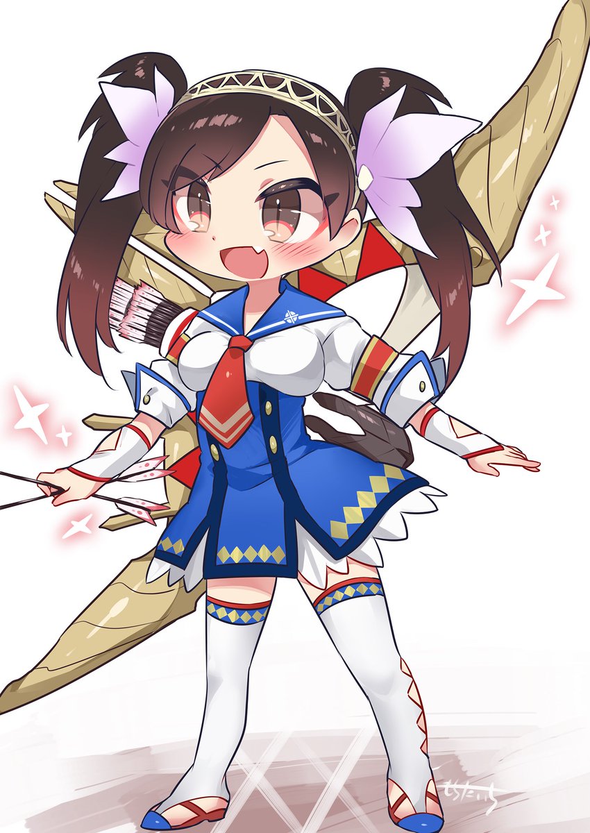 もちたいち Xxマイハンター ガンナー の装備 頭以外はセイラーxで頭はメルホアz 好きな武器はアマツ弓