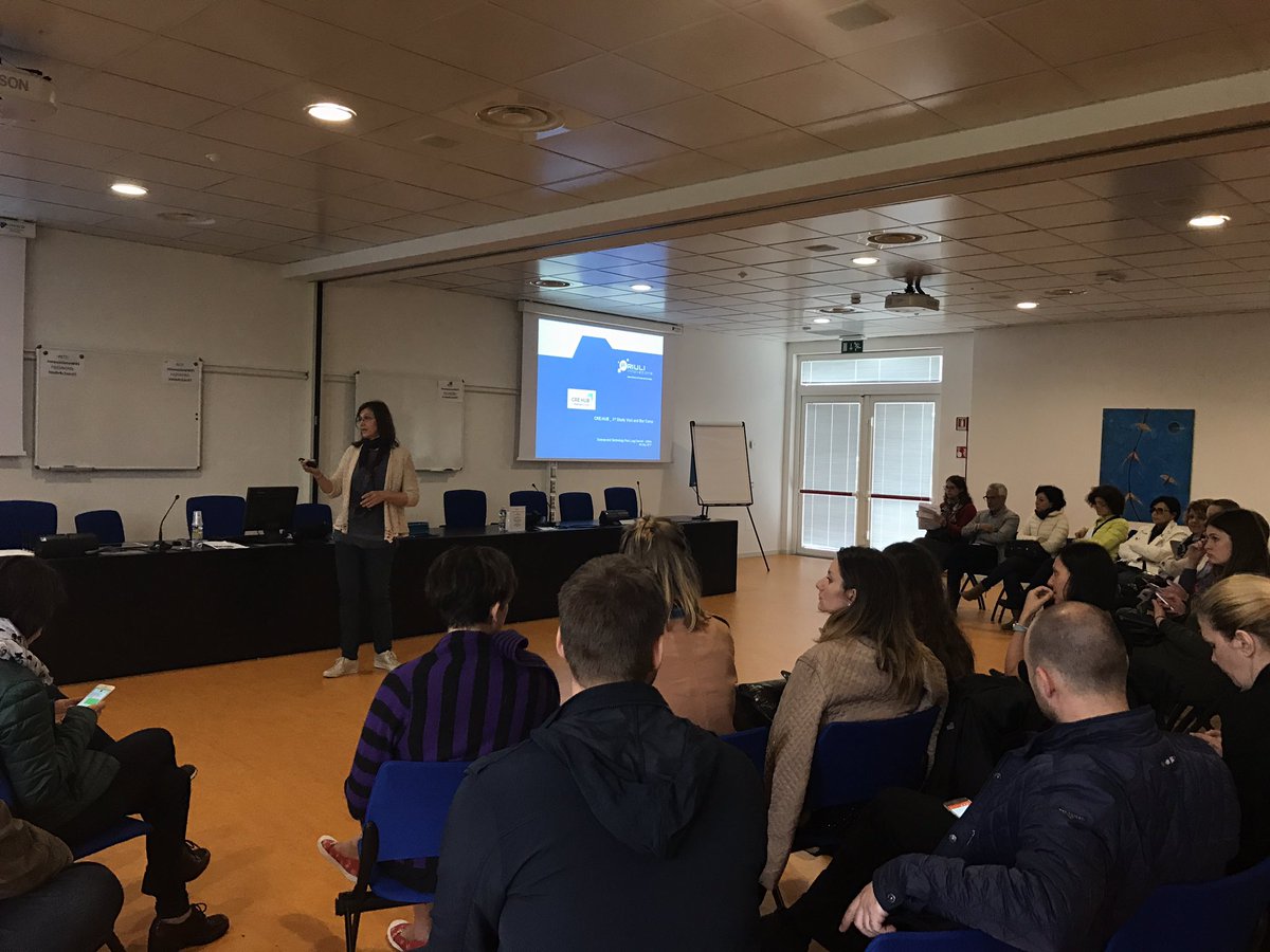 crehub_project's tweet photo. Claudia Baracchini presenting Science and Technology Park @FriuliInnovazio #crehub https://t.co/LkRYsYumC0