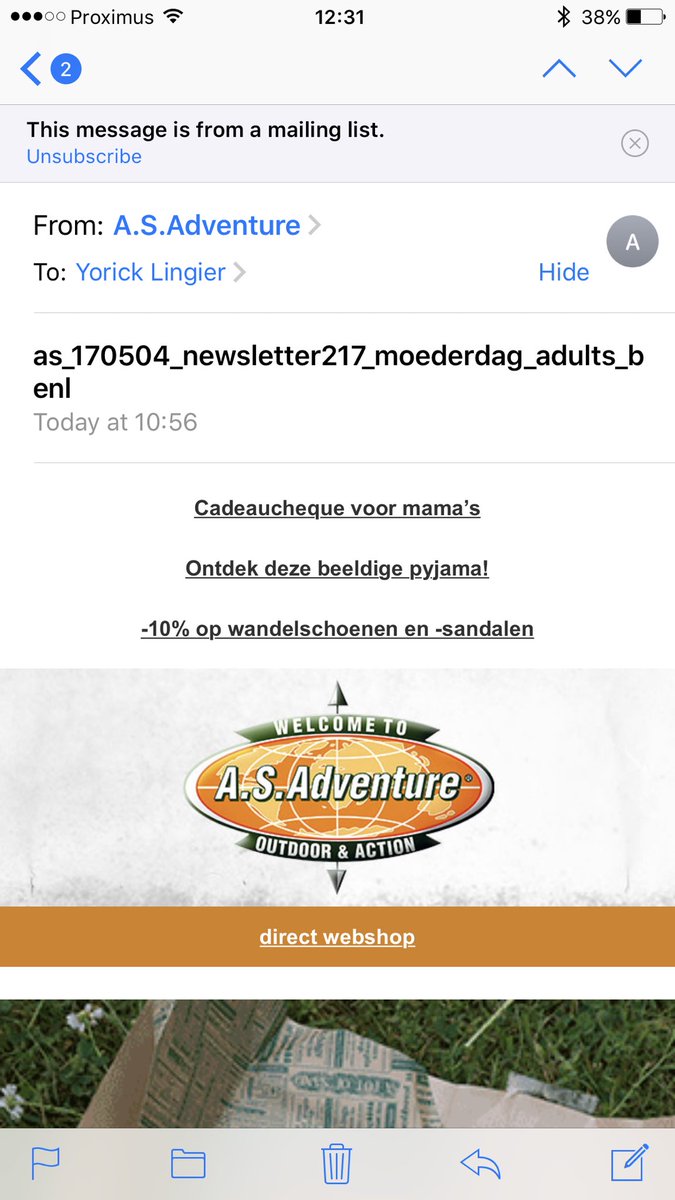 Becks313's tweet photo. I hope for you this was a testmail. Need help for your e-mailmarketing ?@asadventure #fail #campaignid #analytics #moederdag #mothersday https://t.co/ZtWsu3dgN2