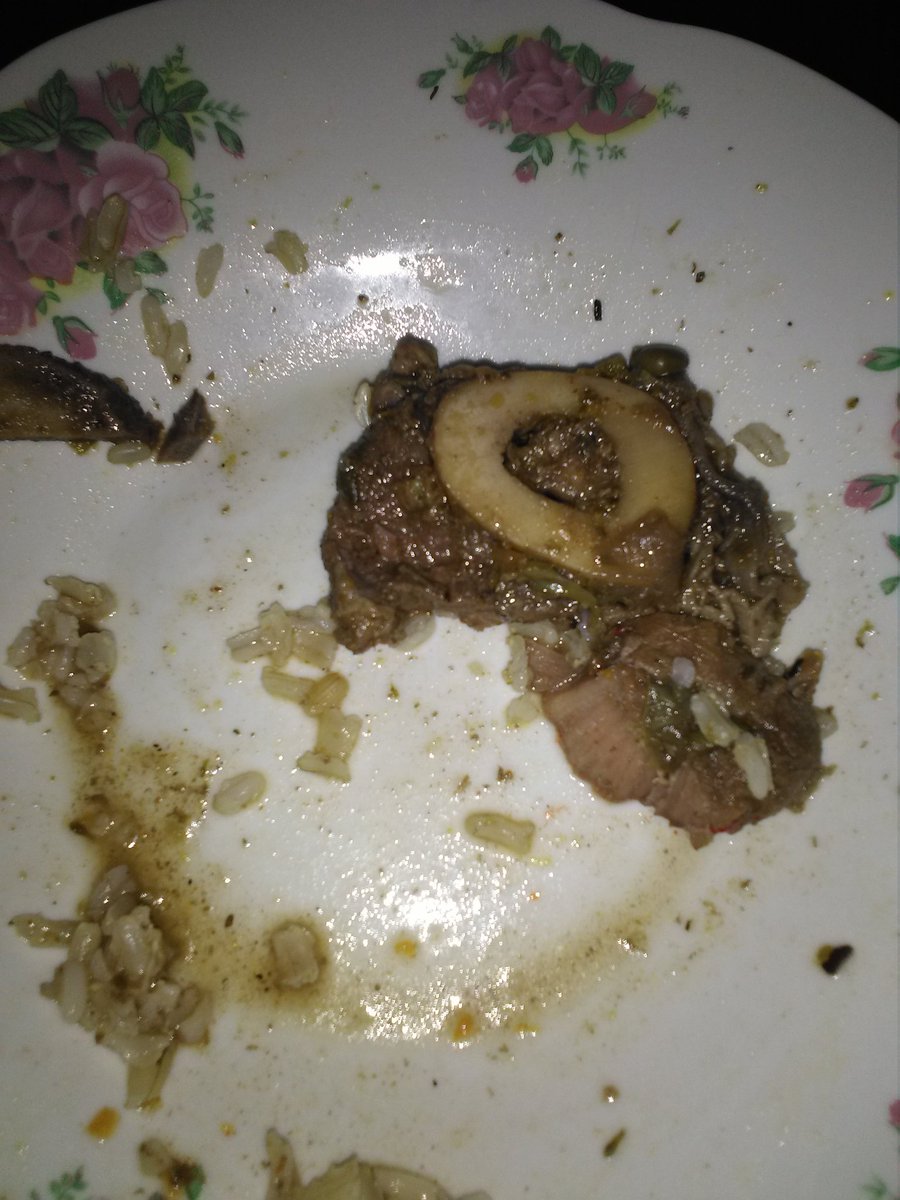 If you're not leaving pieces of meat to enjoy last are you even African? 😂😂😂