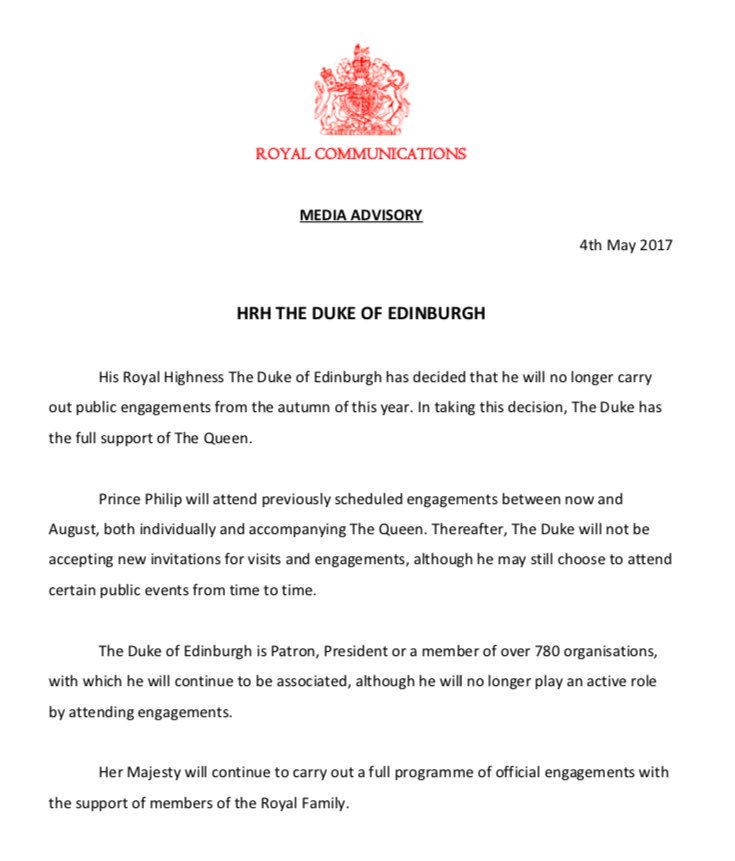 sipemb's tweet photo. Prince Philip, husband of Queen Elizabeth II, will step down from public life. Full... https://t.co/kYSmP563fz by #CNN via @c0nvey https://t.co/mOP6SnOy8R