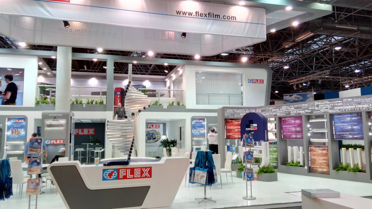 booth_construct's tweet image. Flex successfully unveils its innovation at Interpack 2017 with a flawless trade show stand. #interpack17 #event #tradeshow @interpack2017