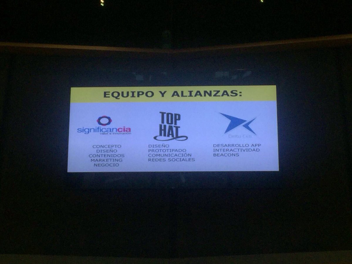 TopHatEstudio's tweet photo. Hoy estamos en #Bruselas, presentando #CiteroneSDR, un proyecto de App de gamificación con fines turísticos y culturales :) https://t.co/dL3C6DlWyH