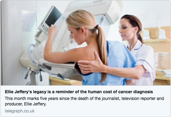 Great piece in yesterday's <a href="/Telegraph/">The Telegraph</a> about Ellie, Tom, and our charity. telegraph.co.uk/wellbeing/heal…