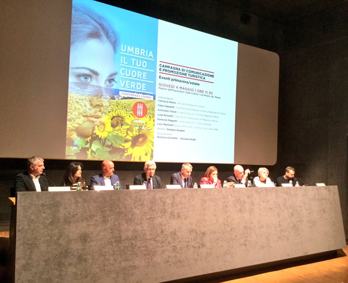 In anteprima campagna turismo e marketing territoriale <a href="/RegioneUmbria/">Regione Umbria</a> #UmbriaCuoreVerde