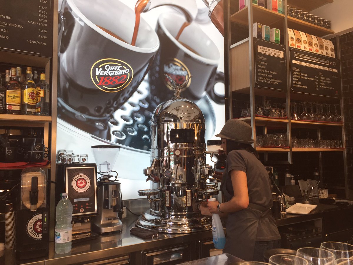 Caffe Vergnano's new shop opening in Rome, Italy #caffevergnano #Rome