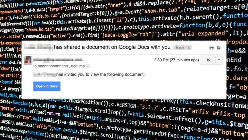 coolcatteacher's tweet photo. TELL EVERYONE YOU KNOW: A Dangerously Convincing Google Docs Phishing Scam Is Spreading Like Crazy [Updated] https://t.co/ghkPtgNx37 https://t.co/9ZKsPf34Yi
