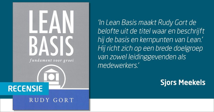 Aan de slag met Lean? Het nieuwe boek van <a href="/rudygort/">Rudy Gort</a> helpt je met de basis. Lees de #recensie door Sjors Meekels managementboek.nl/boekblog/recen…