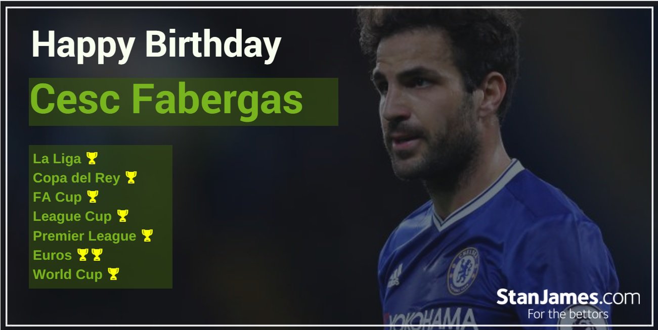 Pizza,   he\s done the lot! Happy birthday, Cesc Fàbregas - 30 today! 