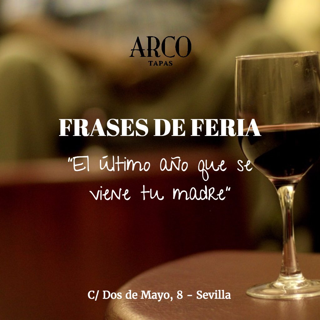 arcotapas's tweet photo. Que levante la mano más de uno/a 😂 😂 😂

#Sevilla #Feria #FeriaDeSevilla #feriadeabril #frases #frasesferiantes https://t.co/OThorsVECM
