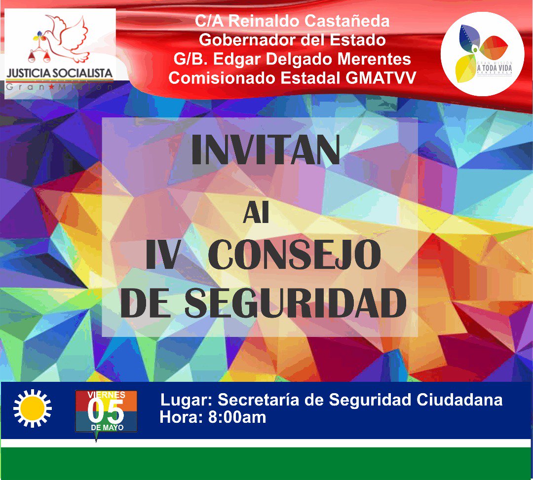 Asiste Portuguesa!! 
Sistema de Misiones y Grandes Misiones del Estado te invita.

@vice_social1