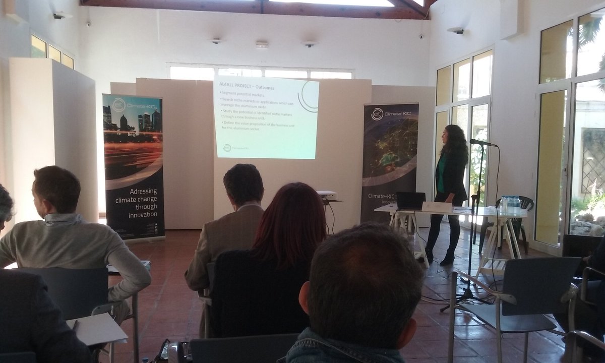 VGavara_ITE's tweet photo. Sustainable Production Systems event in @ClimateKICspain headquarters. @itenergia presents SurplusMall industrial waste e-market project https://t.co/xCOfZUAUgQ