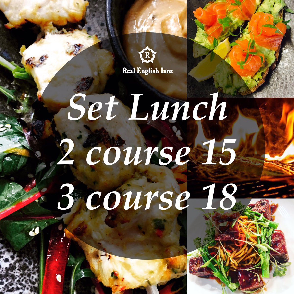 Our set lunch menu is available Monday to Friday - 12pm till 6pm - call 01708 377717 to book your table ☎️ #freshfood #delicious