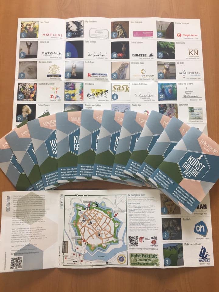 a.s. zaterdag 6 mei is het weer gratis parkeren in Hulst. Maak er gebruik van en haal de brochure van de 15e Kunstgalerie op bij VVV Hulst.
