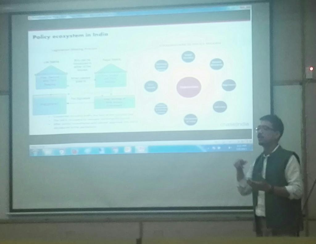 AnuChawla16's tweet photo. Understanding 'Policy ecosystem in India' @manashsamar @chase_india @avianmedia_ #interestingsession #knowledgeispower https://t.co/MKg4U0jVHm