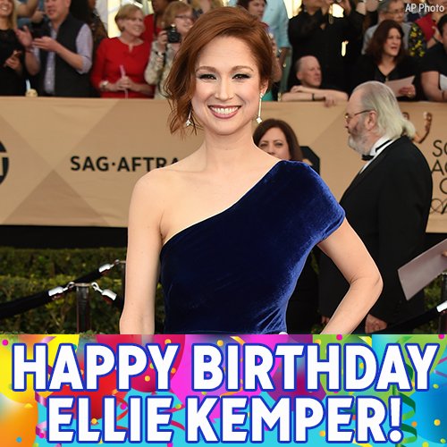 Unbreakable! Happy Birthday to star Ellie Kemper! 