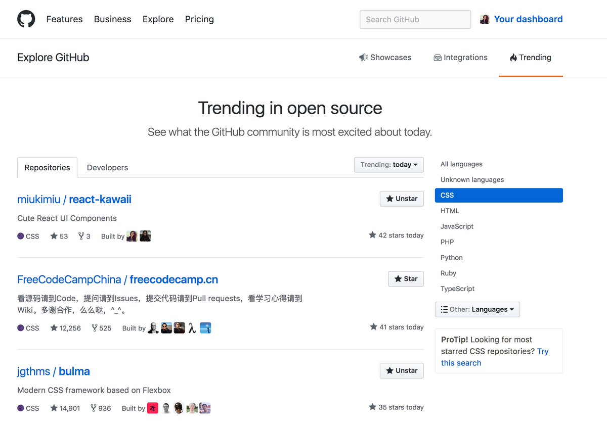 elizabet_dev's tweet image. I never promoted my project called #React #kawaii, but for some reason, it is trending today on #Github: github.com/miukimiu/react…