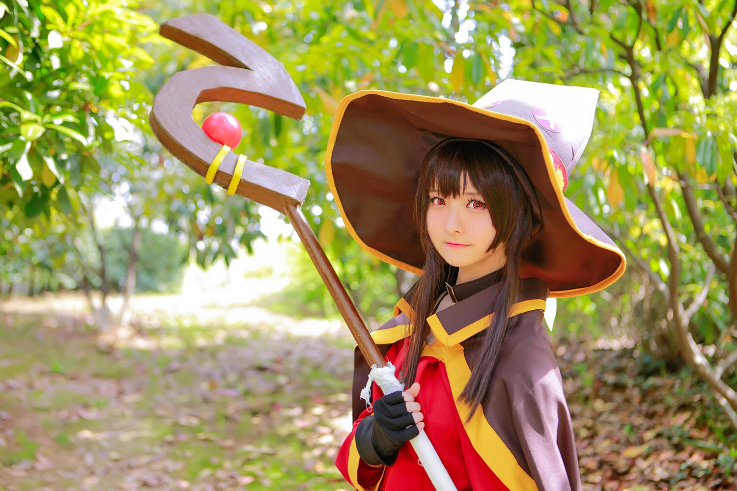 このすば　めぐみん　コスプレ X-এ 茶音たすき🍥: 