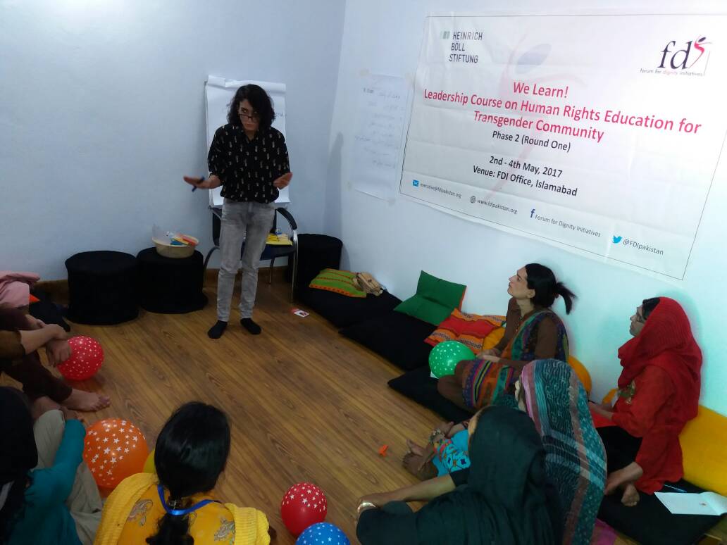 uzmafdi's tweet photo. Day #1 concluded well on leadership course on human rights education for transgender community leaders in Islamabad Pakistan #fdi #hbs https://t.co/NRXG6fbe9S