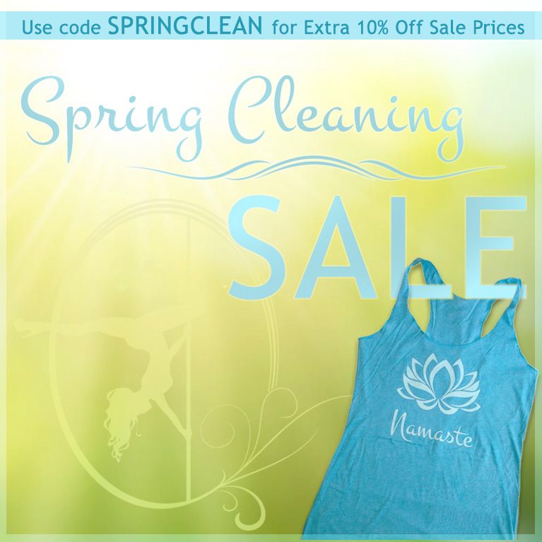 AerialBoutique's tweet photo. Select #AerialFitness tank tops marked down PLUS 10% off with code SPRINGCLEAN 💖 #PoleFitness Sale ends soon 💖 https://t.co/E048YVQhFT https://t.co/bOMXVJmjfB