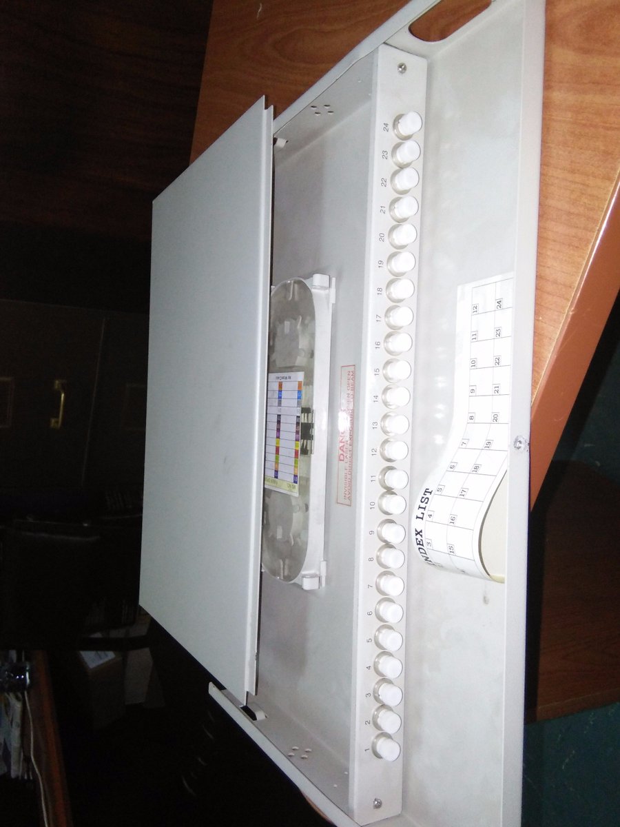 Network4Office's tweet image. FC ODF 24 Ports. ready for fiber splicing.