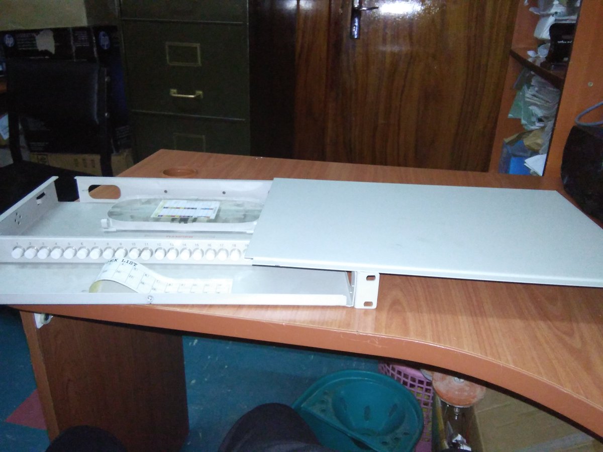 Network4Office's tweet image. FC ODF 24 Ports. ready for fiber splicing.