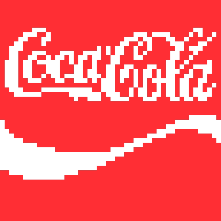 アケル お題 ロゴ コカコーラ Dotpict ドット絵版毎日真剣60分1本勝負 アケル お題 ロゴ コカコーラ Dotpict ドット絵版毎日真剣60分1本勝負