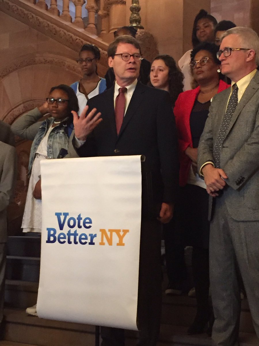 Voting is a right and we should be following best practices to make our democracy work best. #NewYork simply doesn't do that. #VoteBetterNY