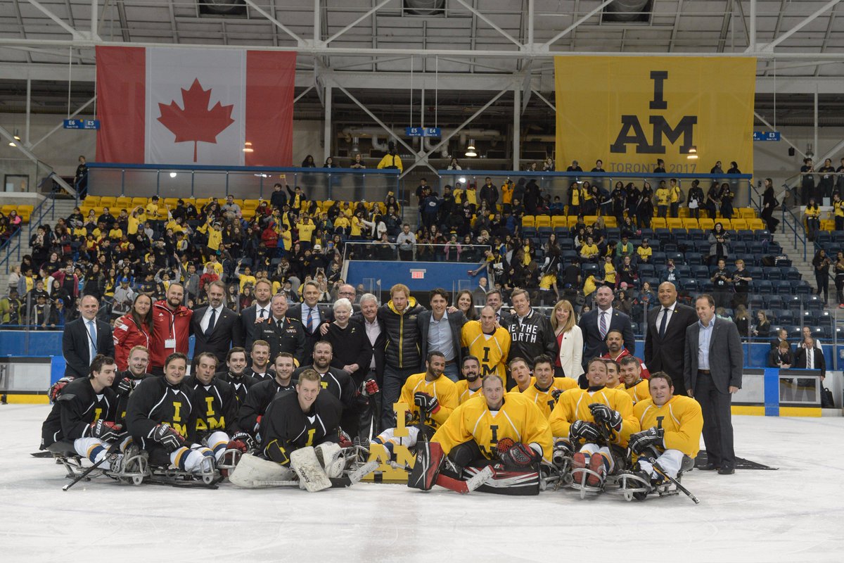 InvictusGames25's tweet photo. #TB to one year ago today at the official launch of #IG2017 with Prince Harry, @JustinTrudeau @Kathleen_Wynne @LGLizDowdeswell @JohnTory ! https://t.co/0XBZkUnyew