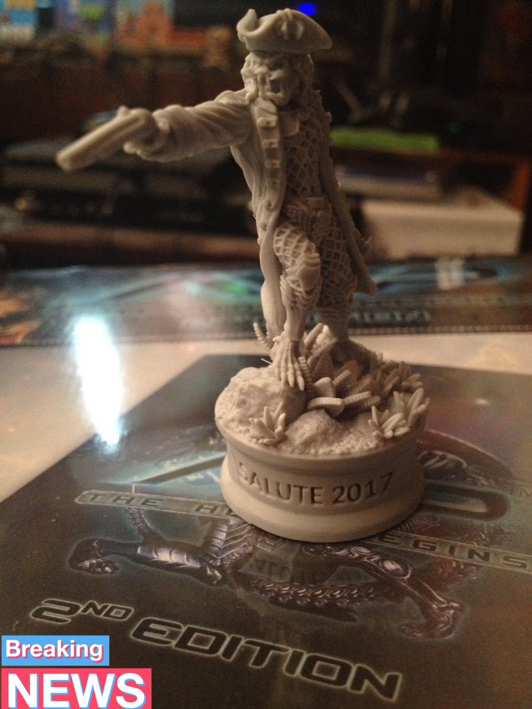 Doc_Proton's tweet image. Also grabbed one of those sweet looking #salute2017 Pirate predators! #AVP #Prodos #boardgames #xenomorph #predator #PiratesLife