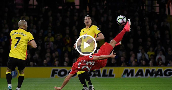Le but de DINGUE d'Emre Can avec Liverpool !