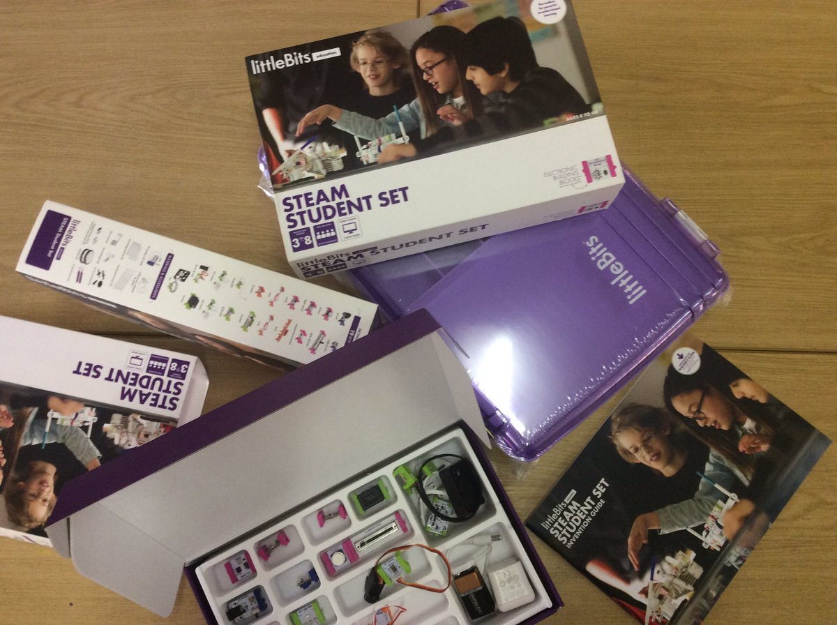 RubyPerks's tweet image. Look what has been delivered to the @ParklandsTweet JP Art room! Watch this space for creative, inventive art projects! @littleBits