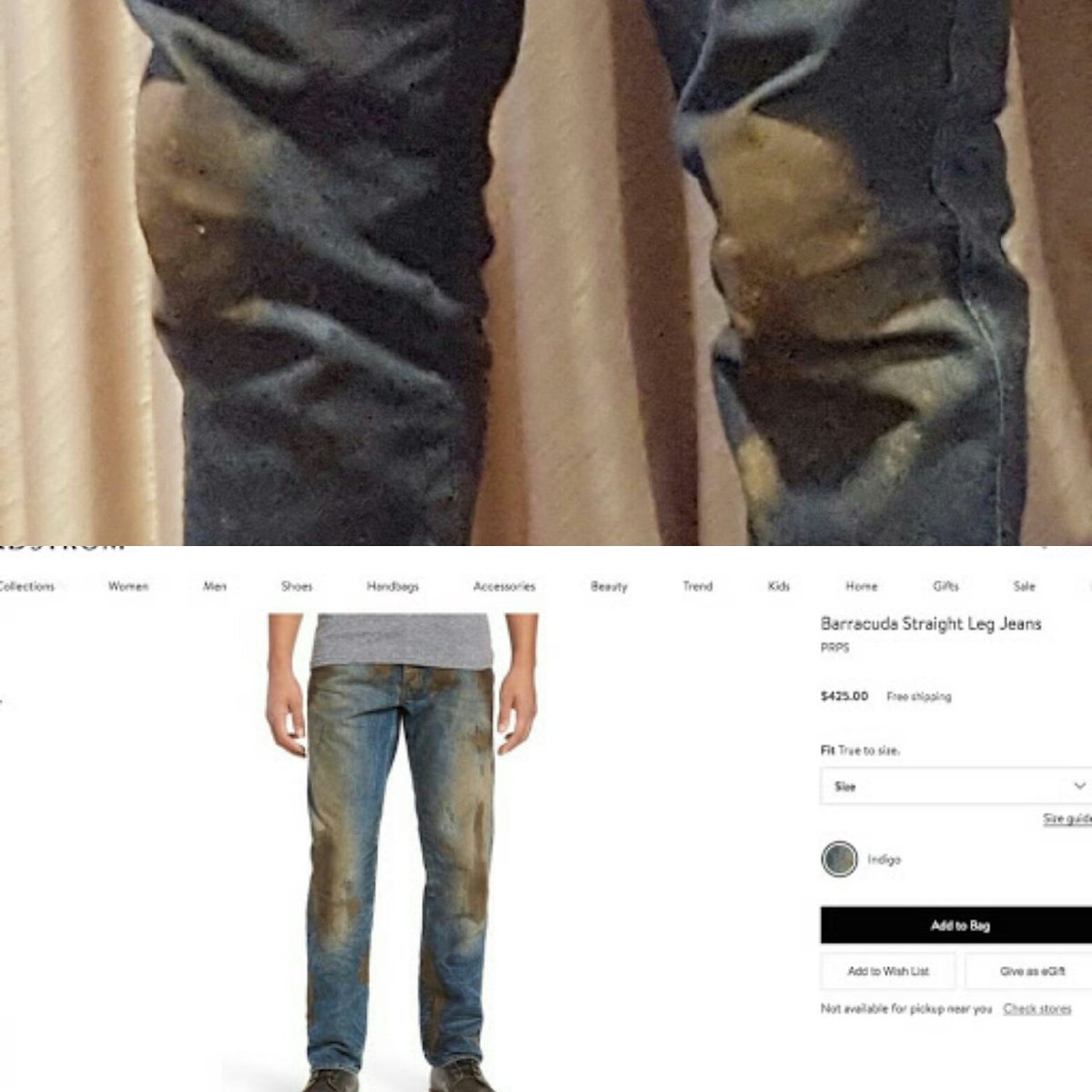 muddy jeans $400