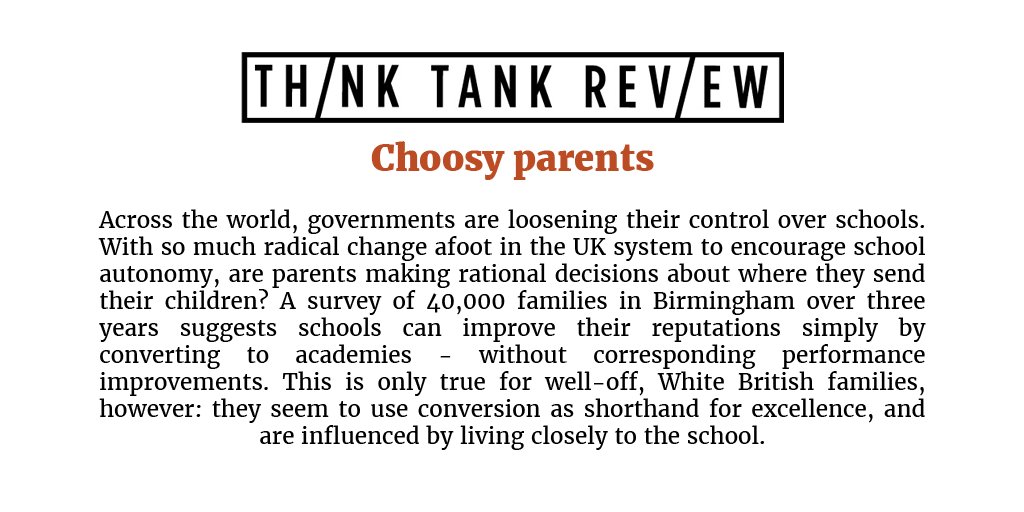When choosing schools, are parents being swayed by the branding of #academies? <a href="/CEP_LSE/">Centre for Economic Performance</a> investigates goo.gl/Pbb1YL
