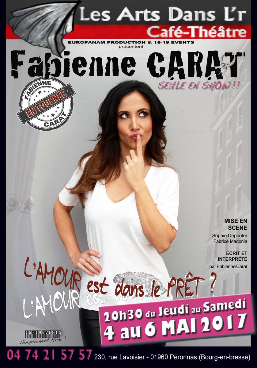 FABIENNE_CARAT's tweet photo. Plus que 2 jours avant de se retrouver à Péronnas (AIN-01) dès ce JEUDI 4 MAI ✨
LOC : 0474215757 
ou http://
https://t.co/ER9tDxBmTv
💋🙌❤️ https://t.co/EYfH4pSVsl