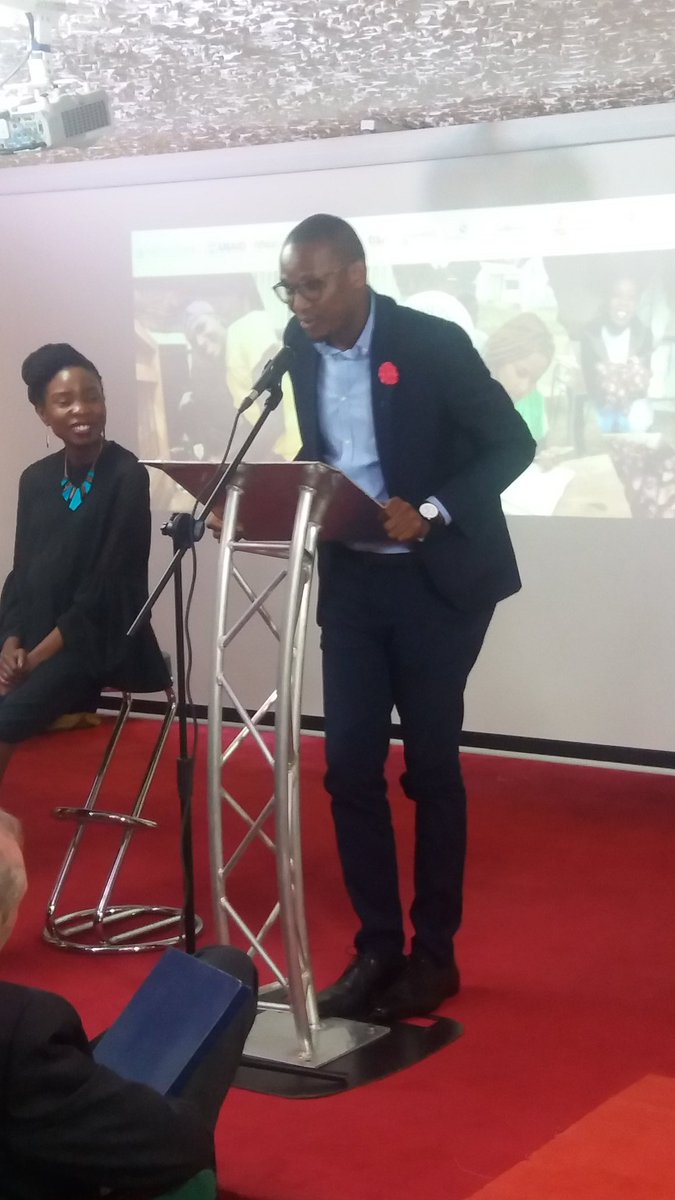 herkuiness's tweet image. .@OloskyTheBrand speaking at the launch of #DLTP, a #YALI fellow confirming that #youth are key to Kenya's future food security.