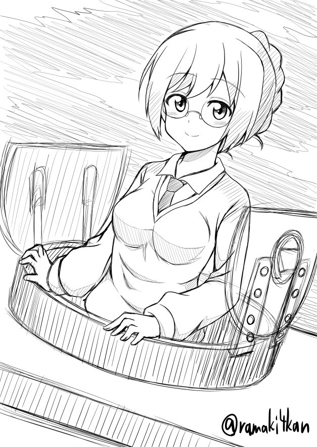 #ガルパン版深夜のお絵描き60分一本勝負
#ガルパン版深夜のお絵描き60分一本勝負_20170502
「ニルギリ」さんです、こーゆータイプの髪形すこ 