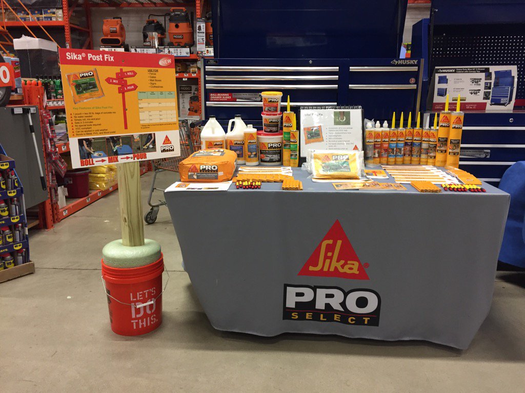 Stop by <a href="/THDShelby/">Shelby Home Depot</a> 2758 for a great Pro Event today!!😀<a href="/Sika_USA/">Sika USA</a> <a href="/thehomedepot/">The Home Depot</a> @Sika_monica #sikausa