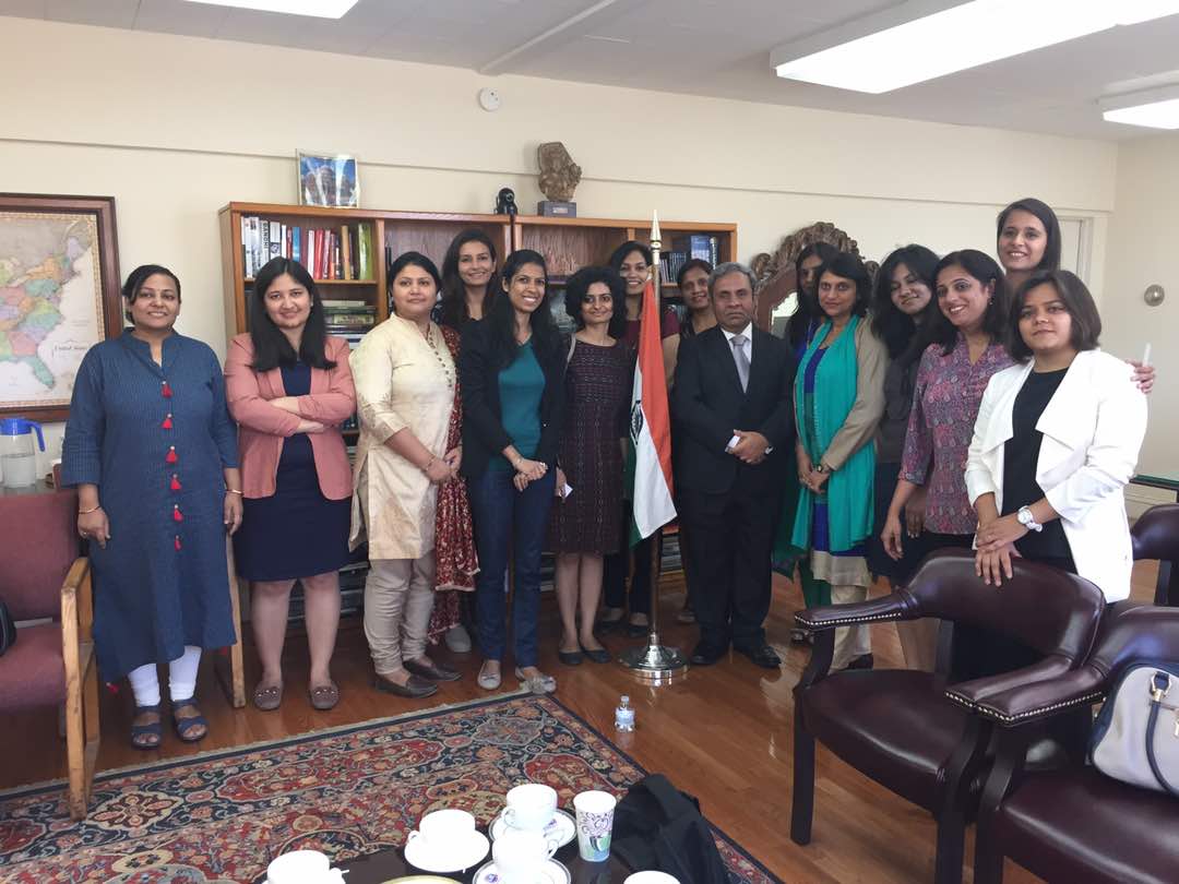 The WEQ delegation meets Mr. Venkatesan Ashok, Consul General of India at San Francisco.