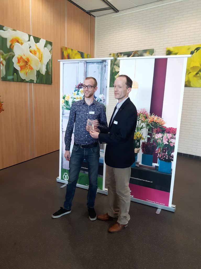 Konst Alstroemeria wint  'Keukenhof Noviteiten Award 2017' met 'White Pearl' Gefeliciteerd met deze onderscheiding.