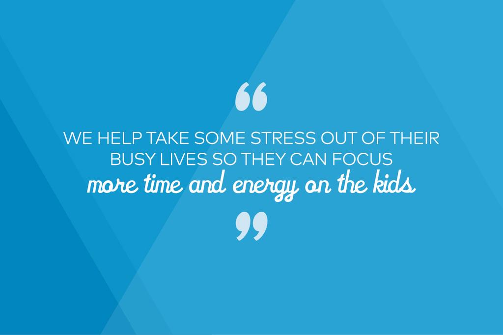 Vistaprint's tweet image. This business owner makes a #smallbizbigimpact by helping teachers take a time out, so they can focus on the important things