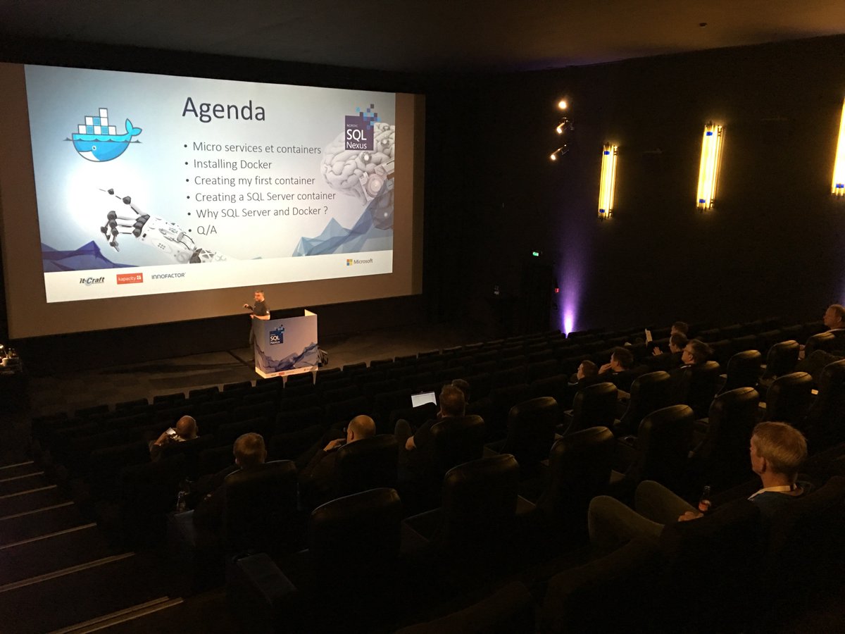 DoktorKermit's tweet image. Want to know about SQL Server on Docker, then join @Conseilit at #sqlnexus there is exciting news ;)