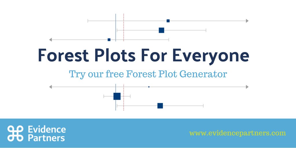 DistillerSR on Twitter: "Free Forest Plot = Forest Plots For Everyone! #systematicreviews #medlibs #healtheconomics #evidencebased https://t.co/fg3HDWHdVG https://t.co/BECAeRVV18" / Twitter