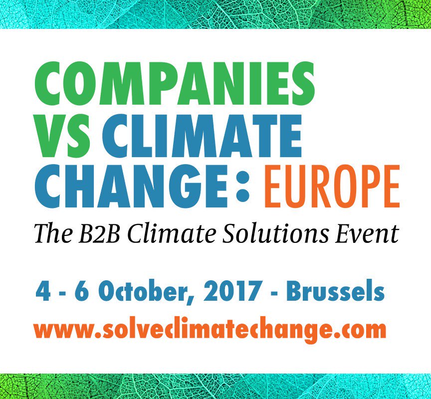 CSRint's tweet image. In Brussels 4-6 October: @climateb2b solveclimatechange.com  with @Siemens @Henkel @Walgreens @SAP @cisl_cambridge @CDP @PhilipsLight #csr