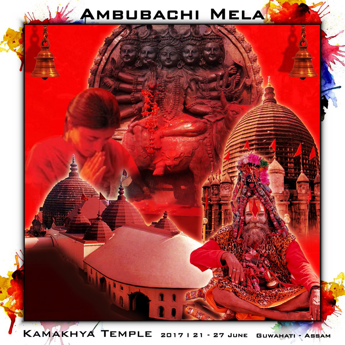 Invite you all in this auspicious moment of #AmbubachiMela . Come &amp; celebrate with us and take Maa's blessing together.
#AmbubachiMela2017