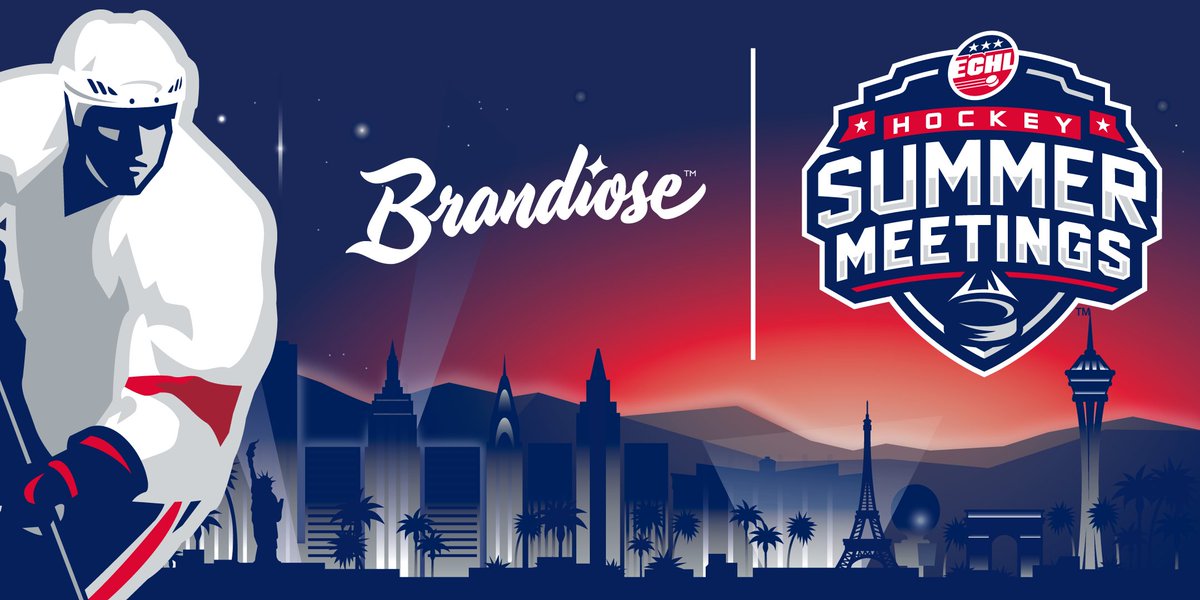 ECHL's tweet photo. 2017 #ECHL Hockey Summer Meetings presented by @Brandiose to be held June 12-16 at @NYNYVegas in Las Vegas | https://t.co/3moLTtVuQ1 https://t.co/X2nFyE6rrd