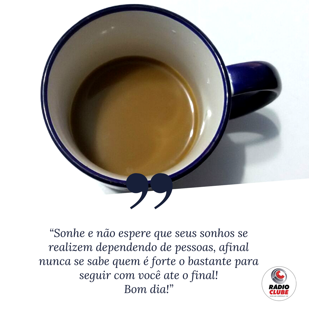 radioclubejoin's tweet photo. Sonhe e não espere que seus sonhos se realizem dependendo de pessoas....
Bom dia!
#seliganaclube https://t.co/A7vQ6NmEpw