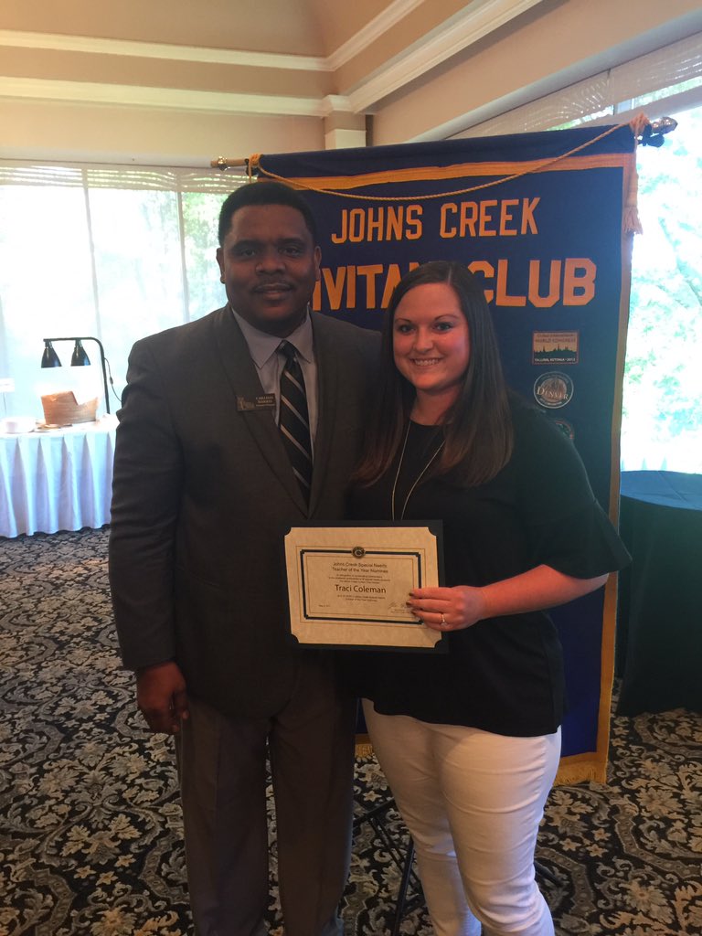 Carlton Harris (@mrharrisjchs) on Twitter photo Johns Creek HS Civitan Special Needs Teacher of the year! Great job! Traci Coleman Johns Creek HS Civitan Special Needs Teacher of the year! Great job! Traci Coleman