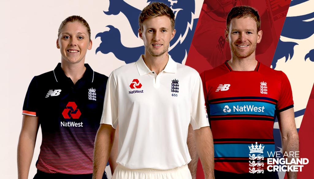 red england cricket shirt